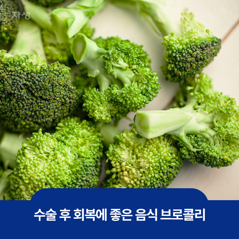 수술 후 회복에 좋은 음식 브로콜리