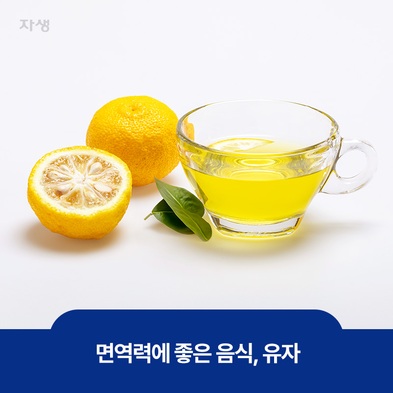 면역력에 좋은 음식, 유자 이미지