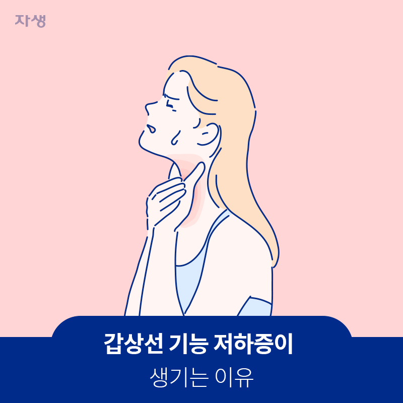 참고 이미지 : 갑상선 기능 저하증이 생기는 이유 | 자생한방병원·자생의료재단