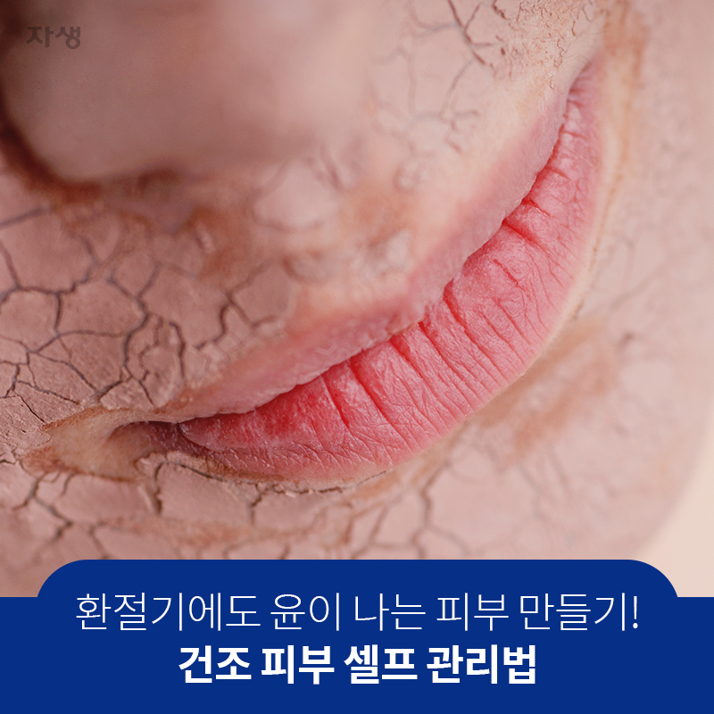 환절기에도 윤이 나는 피부 만들기! 건조 피부 셀프 관리법