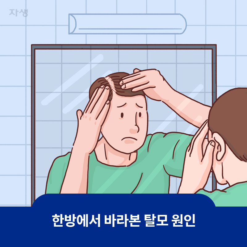 참고 이미지: 한방에서 바라본 탈모 원인 | 자생한방병원·자생의료재단