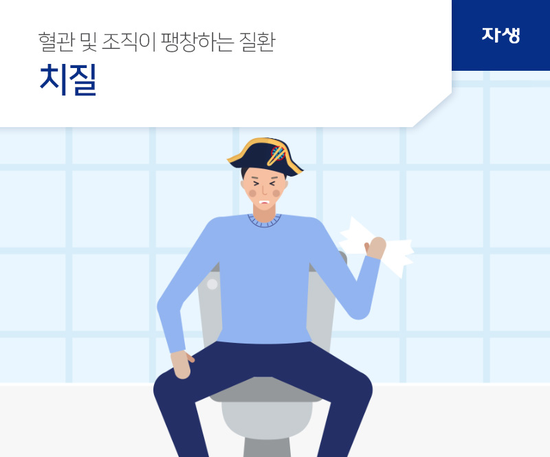 혈관 및 조직이 팽창하는 질환 치질 | 자생의료재단