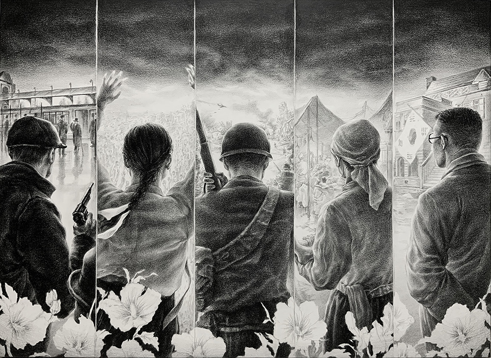 대상작으로 선정된 이유진 씨의 ‘여명’  | 자생한방병원・자생의료재단