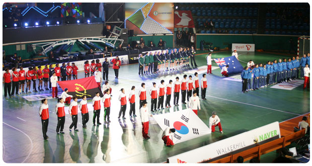 ‘SK 국제 여자 핸드볼 그랑프리 2009’의 모습